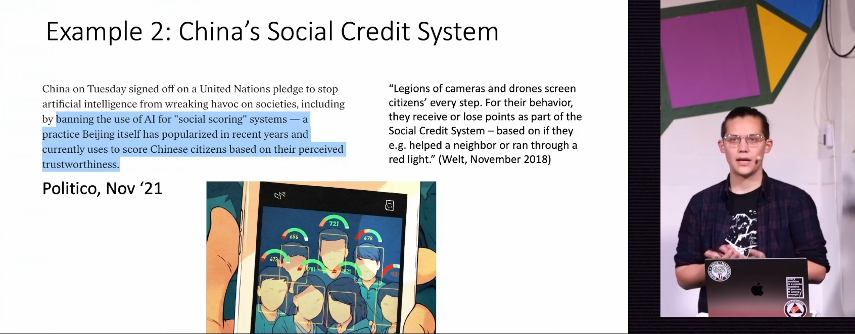 Beispiel eines "fairytales": Chinas Social Credit System